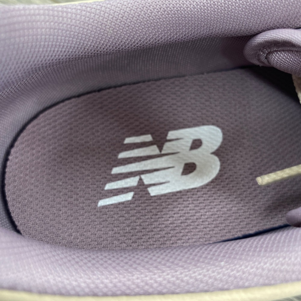 New Balance 480 Sneakers Womens 8.5 Cream Tan Lavender BB480LHP Low Top Shoes - Picture 5 of 9